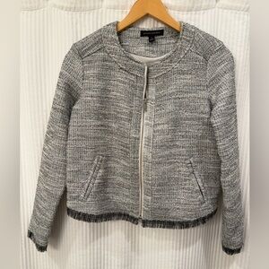 Banana Republic Black and White Tweed Blazer, Brand New with Tags, Size 2